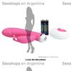 Gene vibrador con estimulador de clitoris y varias funciones